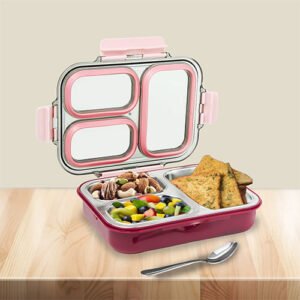AVIAS Stainless Steel Insulated Lunch Box - TRIO